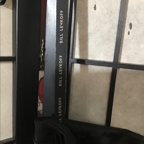 Bill Levkoff Pink Ribbon Black Strapless Column Evening Bridesmaid or Prom Gown - Picture 4 of 4